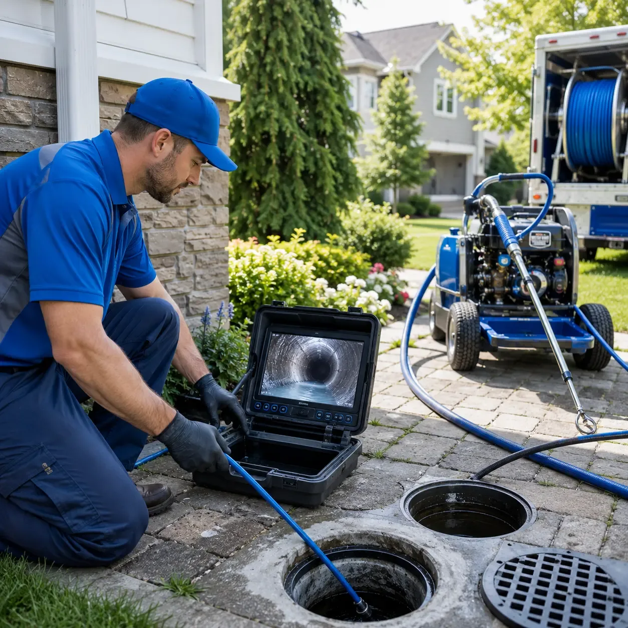 Outdoor drain cleaning professionals serving Pavilion, NY